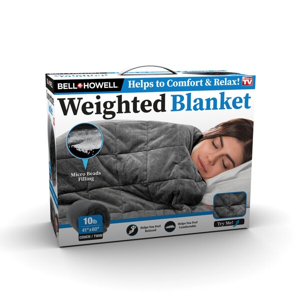 Bell + Howell Pleasure Pedic Glass Bead Weighted Blanket & Reviews
